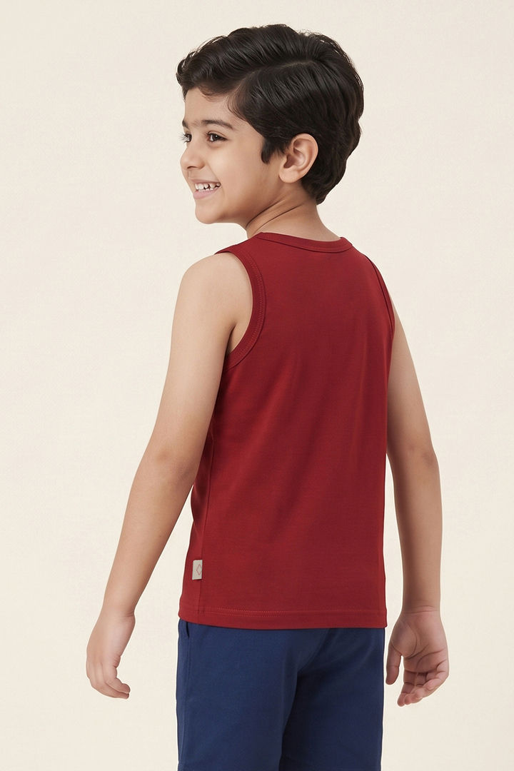 Lee Cooper Boys Printed Vest (Pack of 2) - Multicolor — image 4